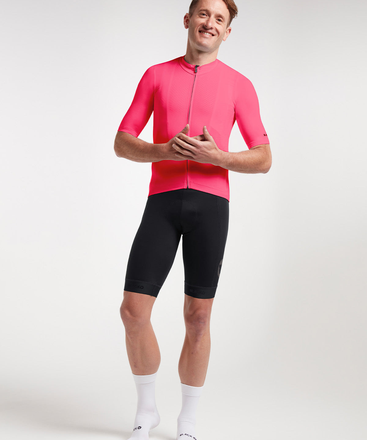 Men's Essentials TEAM Jersey - Neon Pink