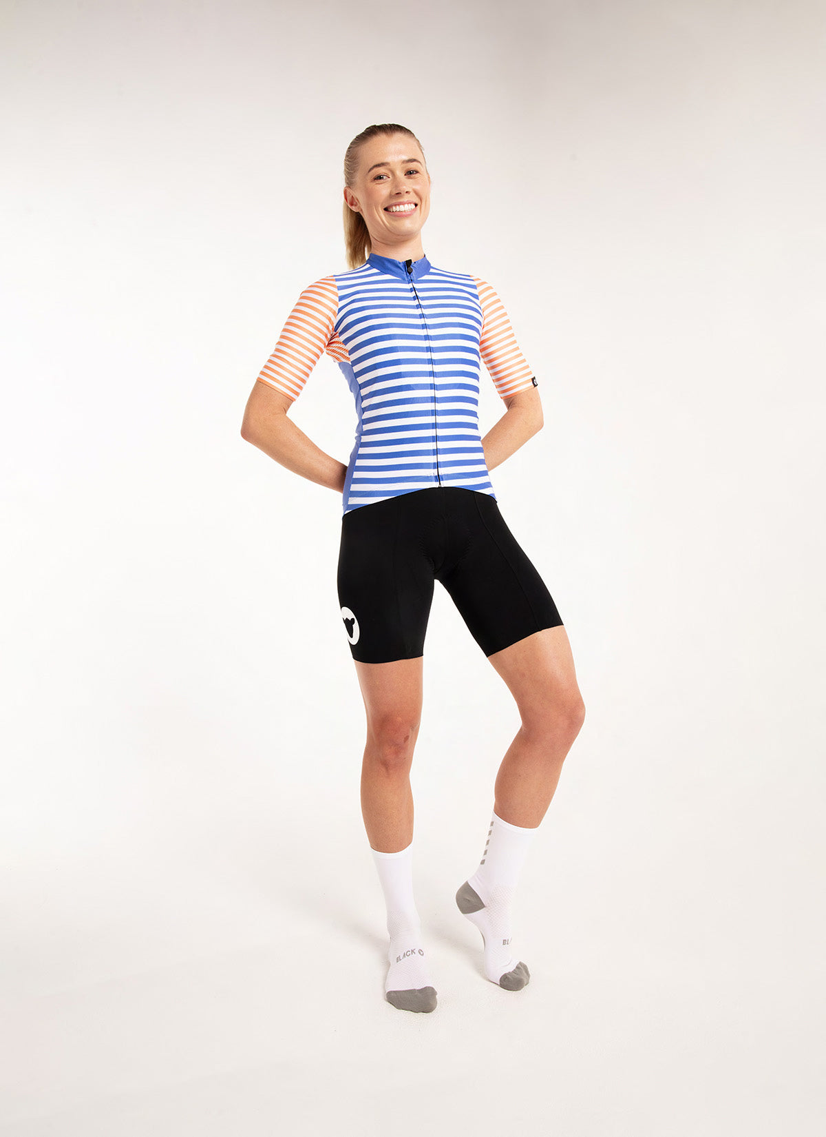 Women's Essentials TEAM Jersey - Azure Stripe