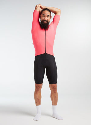 Men's Elements SS Thermal Jersey - Neon Pink
