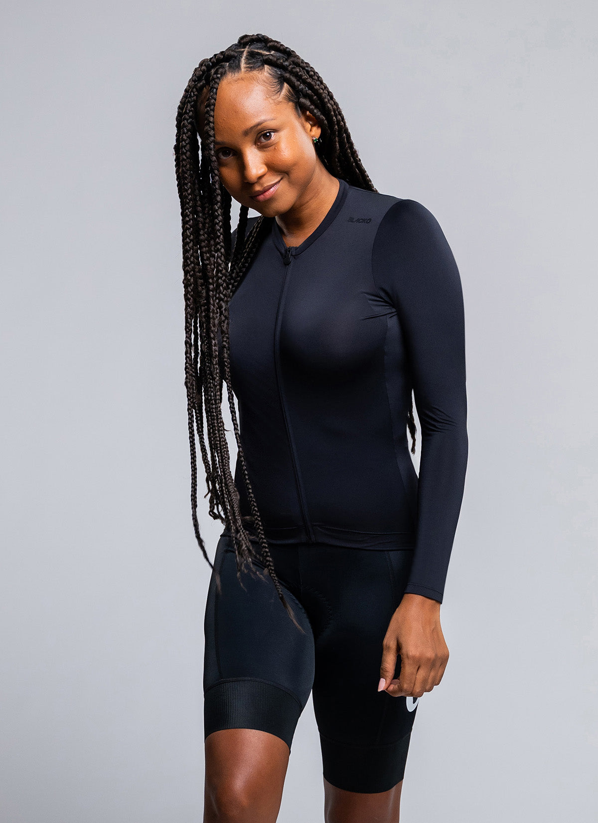 Women's Essentials CoverUp LS Jersey - Black